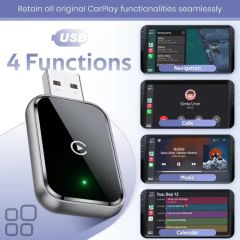 New Style Wireless Carplay Adapter 2 in 1 Android Auto Dongle Adapter - Image 5