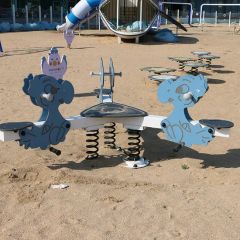 Skyward Swings: Seesaw Playground Elevation - Image 1