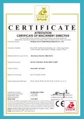 CE certificate from Nanjing Chutuo Shipbuilding Equipment Co., Ltd.