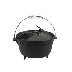 4 Sets 4qt Cast Iron Dutch Ovens for Camping and Outdoor Cooking - Image 3