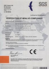 CE for slitting and rewinding machine certificate of Zhejiang Bangtai Machine Co., Ltd. – certificate photo, supplier certificates section