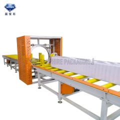 Multi-Function Horizontal Stretch Wrapping Machine S550 for Windows/Doors/Rectangular Tubes Adjustable Packaging Speed High-Efficiency Packaging Machine - Image 4