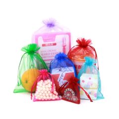 Promotional Branded Organza Bag Customized Port Shanghai Hardness Soft MOQ 500 Pieces Type Drawstring Trademark EAGLE Function - Image 5