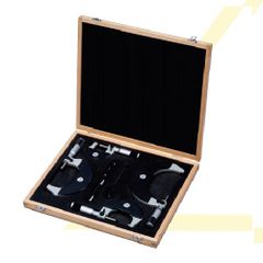 Baker Sets Of Mechanical Micrometer Brand Baker Type 4MMC 100 Reading 0.01mm Zero Setting Easy On Sleeve Spindle Material Stainless - Image 2