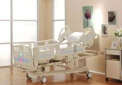 Hospital Bed for Home Nursing Height Adjustable Electric Medical Bed for Home Care Bed for Elderly - Chengdu Ample Import and Export Co., Ltd.