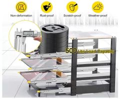 Heavy Duty Drawer Slides 200 Lbs Capacity Full Extension Ball Bearing Sliding Rails 8-40 Inch Tool Box Glides - Image 1