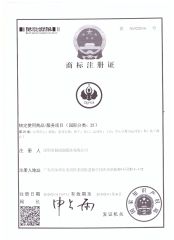 Trademark registration certificate certificate from Shenzhen Niceyoga Garment Co., Ltd
