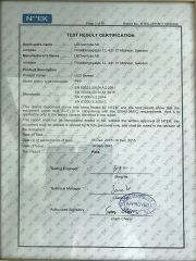 EMC certificate from Shenzhen LEDventure Co., Ltd.
