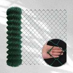 Customizable Sizes Chain Link Security Mesh Fence From Quality Steel Material - Image 1