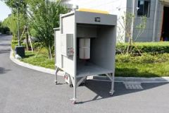 Easy Cleaning Design Cartridge Filters Powder Coating Spray Booth - Hangzhou Feifu Import and Export Co., Ltd.
