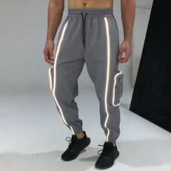 New Design Loose Drawstring Mens Cargo Trousers Fashion Ankle-Tied Pants - Anhui Hualongteng Clothing Co., Ltd.