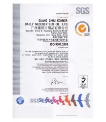SGS certificate certificate from Guangzhou Konnor Daily Necessities Co., Ltd.