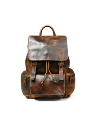 Genuine Cow Buffalo Calf Leather Back Bag - Image 5