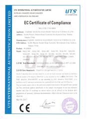 ce certificate of Taizhou Haifeng Machinery Manufacturing Co., Ltd. – certificate photo, supplier certificates section