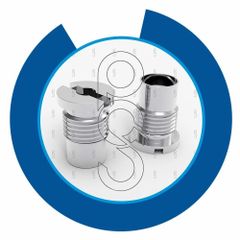 Round Brass Inserts, For Hardware Fitting Shape Round Color Silver Length 1 inch Material Brass Nominal Diameter M5 Finish Type Tin - Image 1