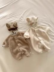 Baby Unisex Romper 100% Cotton Round Neck Long Sleeve Blue Green Pink Red White 2-18Y MOQ100 15D - Dongguan Ardi Apparel Co., Ltd.