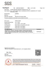 SGS certificate from Fuzhou Shoobb Import and Export Co., Ltd.