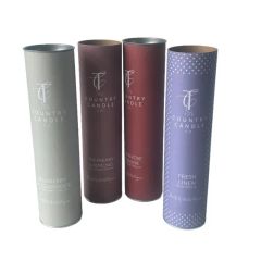 Luxury Biodegradable Round Thin Tube Incense Sticks Incense Cone Reed Diffuser Kraft Round Packaging Tube - Image 2