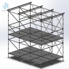 Galvanized Steel Horizontal Ledger End Ringlock Scaffolding Components System Layer Stage Truss - Image 5
