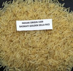 Premium 1509 Basmati: Raw, Steam, Golden & White Sella | 95% Purity | Broken Under 1% | Bulk Export Packaging from India - Image 2