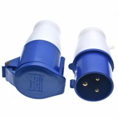 Industrial 16 Amp Plugs IP Rating 44 MCB Protected Yes Current Rating 16A Ampere Rating 16 Amp Interlock Facility Yes Safety Feature Secure Locking - Image 2