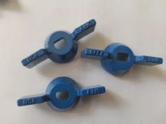 Butterfly Handle Aluminum Die Casting for Gate Valve with Powder Coating with Machining - Image 1