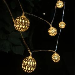 Iron Solar LED String Lights for Christmas Festival - Image 6