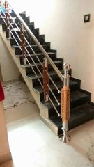 Square Spiral Staircase Width 1000 mm Thickness 1.3 MM Finish High Gloss Load Bearing FREE Stair Type Spiral Number Of Flights - Image 4