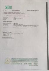 SGS certificate from Shanghai Sky Industrial Products Co., Ltd