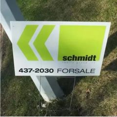 Open Yard Corrugated Yard Sign Lawn Sign Road Sign with Real Estate Stake PP Material - Image 4