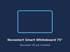 Novastart Smart Whiteboard 75" – product photo 1, product detail gallery