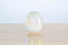 Glass Arts Crafts Handmade White Pumpkin Shaped Glass Ornaments - Image 6