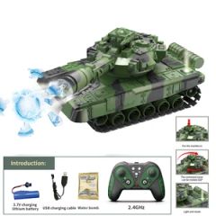 Hot Selling All Terrain Remote Control Crawler RC Tank Car Toy with Shooting - Shantou Grob Toys Co., Ltd