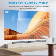 Cre C26 4K Projector Home Theater LED Portable HD Projector Mini Projector - Image 6