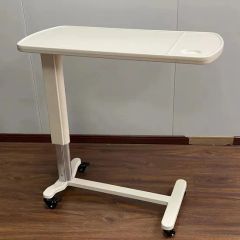 Adjustable Height Movable Overbed Table for Home and Hospital Use Overbed Tab - Image 2