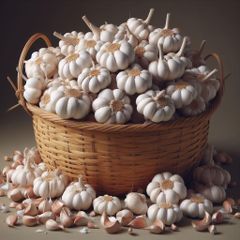 Garcli, Fresh Garlic, Indian Garlic, Normal White Garlic,White with some pinkish tint. - Image 2