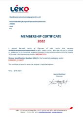 ERP certificate from Shandong Jierui Machinery Equipment Co., Ltd.