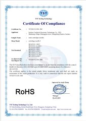 ROHS certificate from Spacedragon Tattoo Needle Co., Ltd