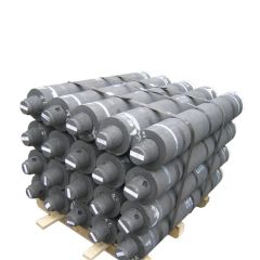 High Quality Graphite Electrodes Price Grade RP Trademark YJ Composition C HS Code 85451100 Color Black Gray Property - Image 1