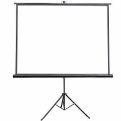 White Manual Projector Screens, Usage: Indoor Type Color White Shape Square Usage Indoor Type Screen Size 40 Inch Mount Type Mount - Hillman Total Security