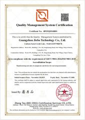 IS09001 certificate from Guangzhou Ruipai Information Technology Co., Ltd