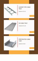 Hot Dip Gi Ladder Type Cable Tray Type Perforated Thickness 1.6 mm Shape Rectangular Tray Width 150 mm Tray Length 2500 - Image 7