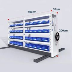 Top Quality Quick Assembly Removable Corrosion-Resistant Mobile Racking for Goods Storage Racking Systems - Image 5