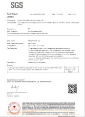 immersion gold REACH test report certificate from Finest Printed Circuit Board Ltd.
