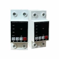 15A Adjustable Voltage Protector Material Plastic Phase Three Phase Current Rating 15A Color White (Base) Display type - Image 1