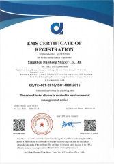 EMS certificate from Yangzhou Haisheng Slipper Co., Ltd.