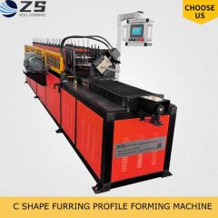 Roofing Ceiling Frame Galvanized Main Channel C Shape Furring Steel Profile Cold Roll Forming Machine - Image 5