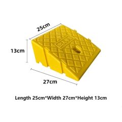 Durable Interlocking Portable Plastic Buckle Road Curb Ramps for Cars Wheelchairs Plastic Curb Ramp - Image 6