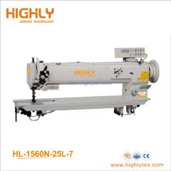 Long Arm Computerized Single Needle Compound Feed Leather Sewing Machine - Image 4