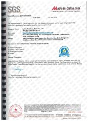 Certificates certificate from Laiwu Xincheng Metal Co., Ltd.